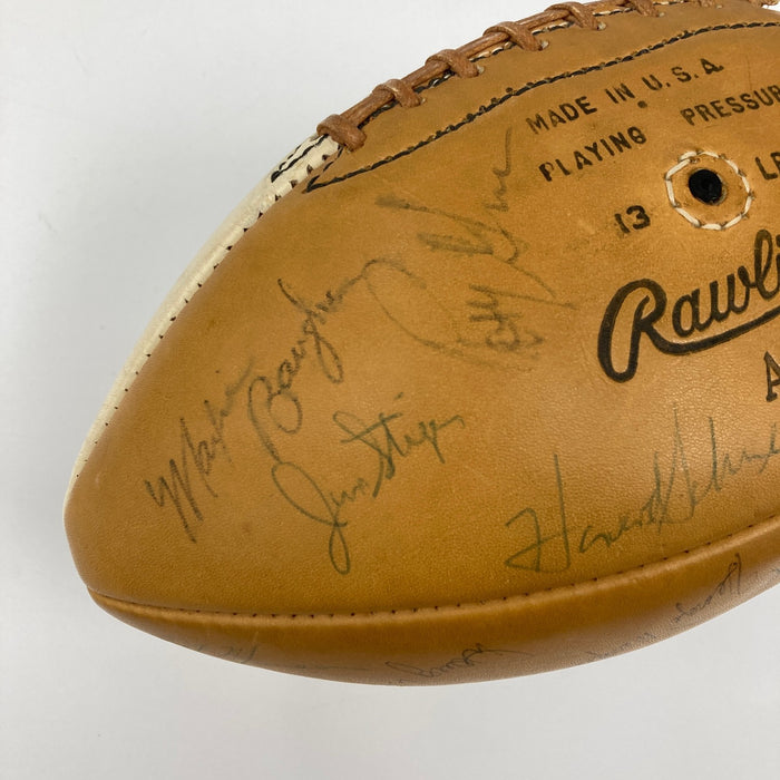 1966 Los Angeles Rams Team Signed Football JSA COA