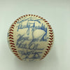 1969 Chicago Cubs Team Signed Vintage National League Baseball Ernie Banks JSA