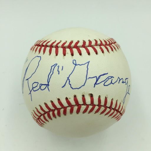 Stunning Red Grange Single Signed American League Baseball JSA COA Graded MINT 9