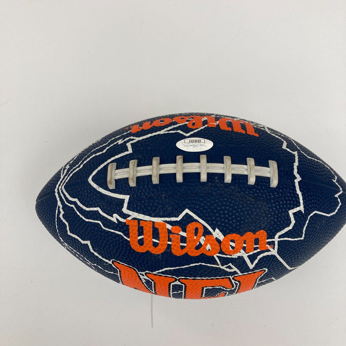 Walter Payton #34 Signed Wilson Chicago Bears Football JSA COA