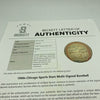 Brian Piccolo 1960's Chicago Greats Signed Baseball PSA DNA & Beckett COA