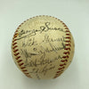 Nice 1953 Boston Red Sox Team Signed American League Harridge Baseball JSA COA