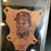 Willie Mays Signed Autographed Original Leather Artwork PSA DNA COA