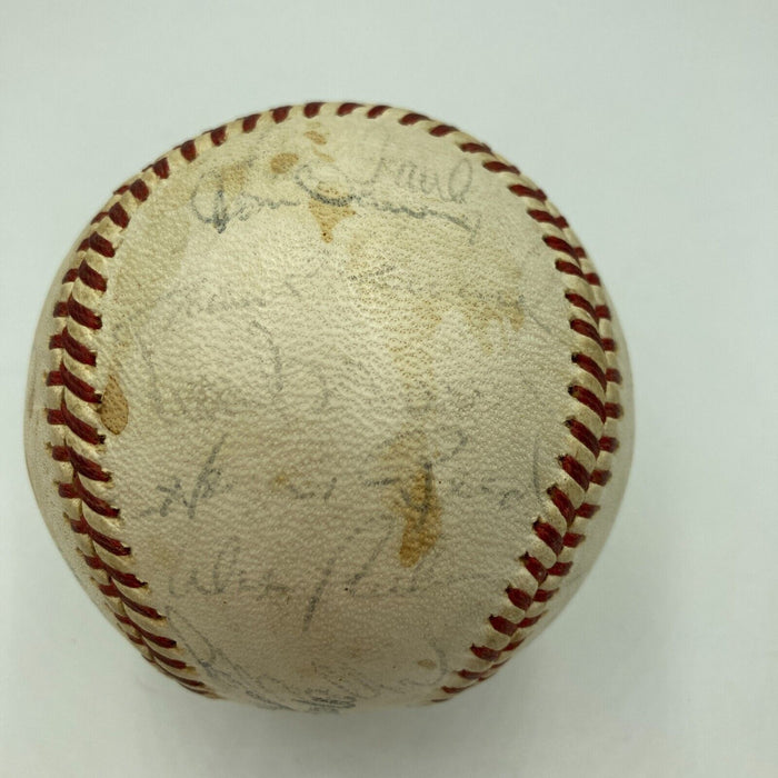 1964 Los Angeles Dodgers Team Signed National League Baseball JSA COA