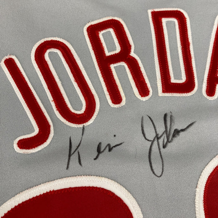 Ricky Jordan Signed 1997 Philadelphia Phillies Game Used Jersey