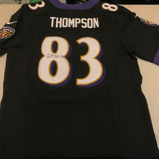 Deonte Thompson Signed Authentic Nike On Field Baltimore Ravens Jersey JSA COA