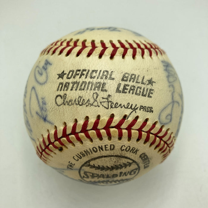 1972 Los Angeles Dodgers Team Signed Official National League Feeney Baseball