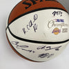 2019-2020 Los Angeles Lakers NBA Champs Team Signed Basketball Lebron James BAS