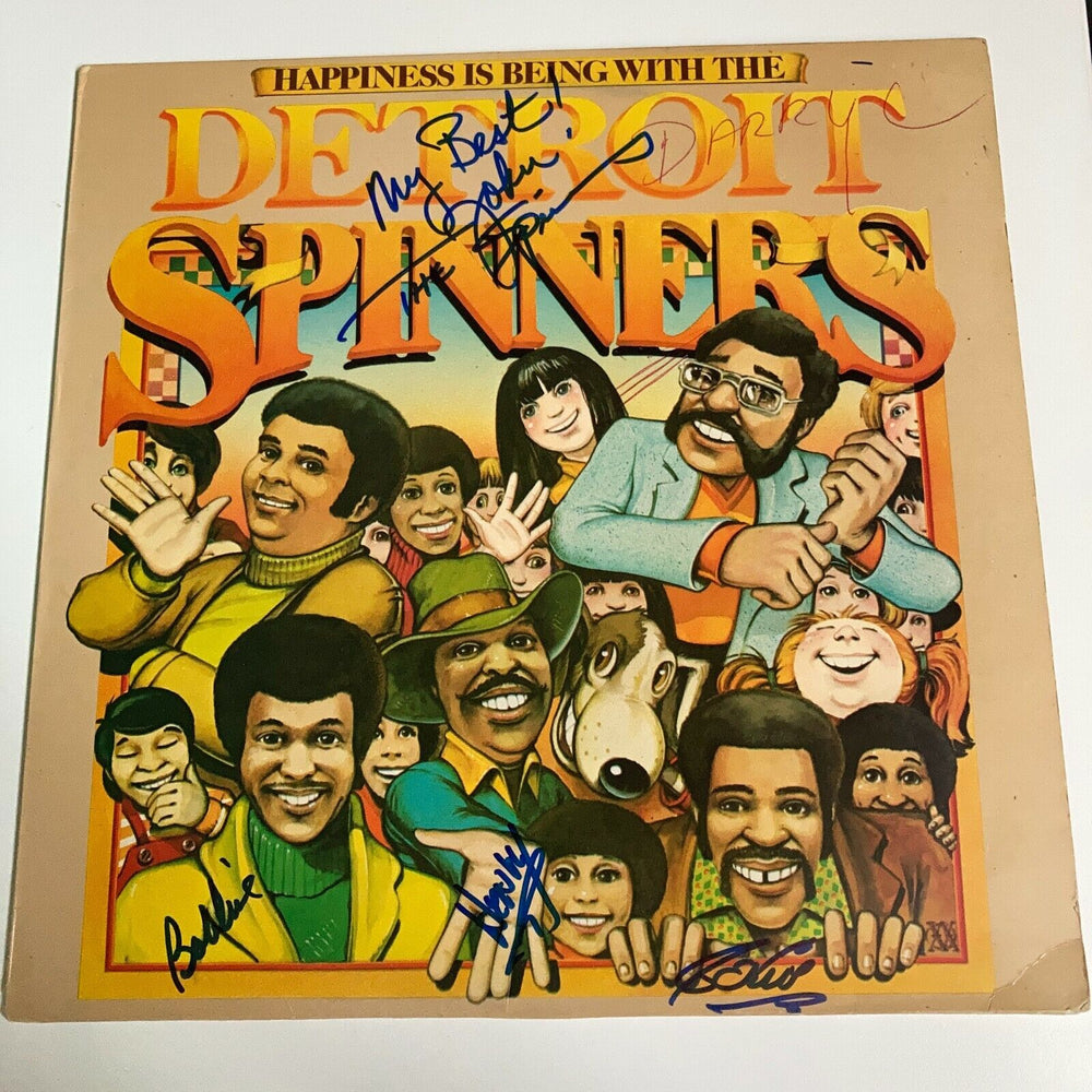 The Spinner Band Signed Vintage LP Record Album With JSA COA