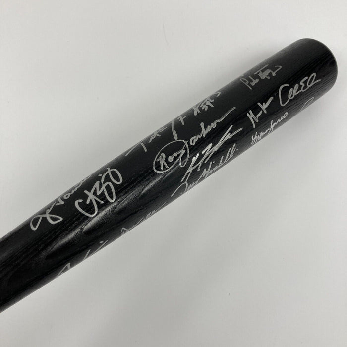 2004 Boston Red Sox World Series Champs Team Signed Baseball Bat Steiner 1/1 JSA