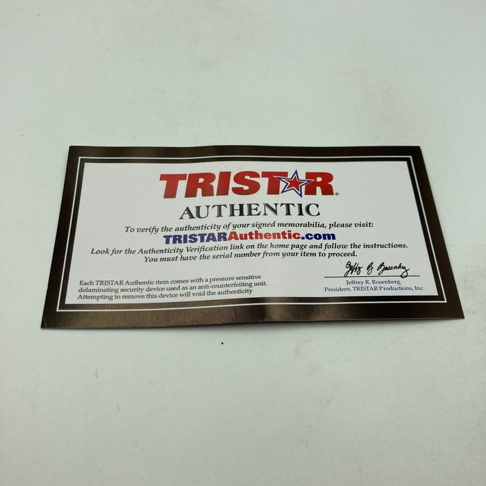 Jeff Bagwell HOF 2017 & Craig Biggio HOF 2015 Signed Baseball Tristar COA