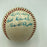 Lefty Grove & Sam Rice HOF Signed 1950's American League Baseball JSA COA