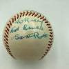 Lefty Grove & Sam Rice HOF Signed 1950's American League Baseball JSA COA