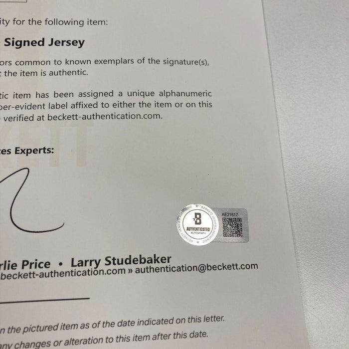 Gordie Howe "Mr. Hockey" Signed CCM 2004 NHL All-Star Game Jersey Beckett COA