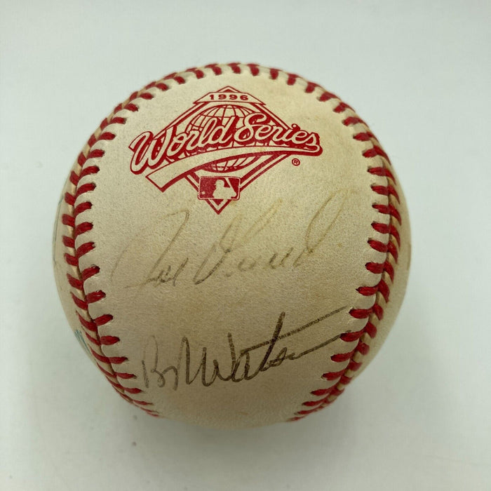 1996 New York Yankees World Series Champs Multi Signed W.S. Baseball PSA DNA