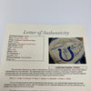 Johnny Unitas Baltimore Colts Hall of Fame Legends Signed Full Size Helmet JSA