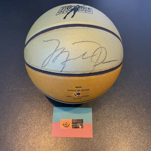 Michael Jordan Signed Autographed Mr. June Basketball Upper Deck UDA COA