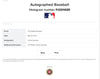 Carlos Santana Guitarist Single Signed Major League Baseball MLB Authentic