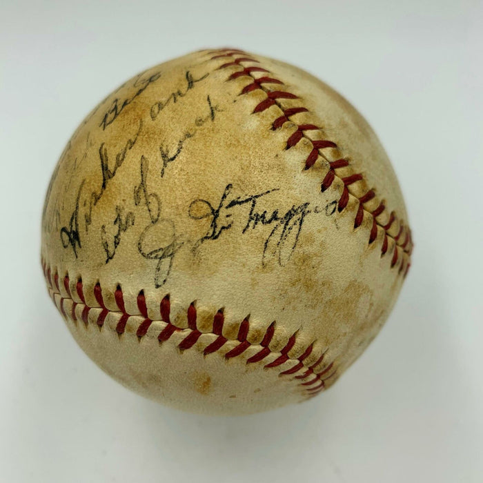 Earliest Known Joe Dimaggio 1937 Single Signed Baseball To His Wife JSA COA