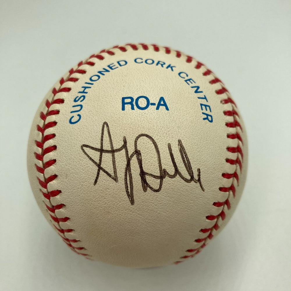 Albert Belle Signed Official American League Baseball