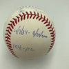 Dwight Doc Gooden Signed Heavily Inscribed STATS MLB Baseball PSA DNA COA