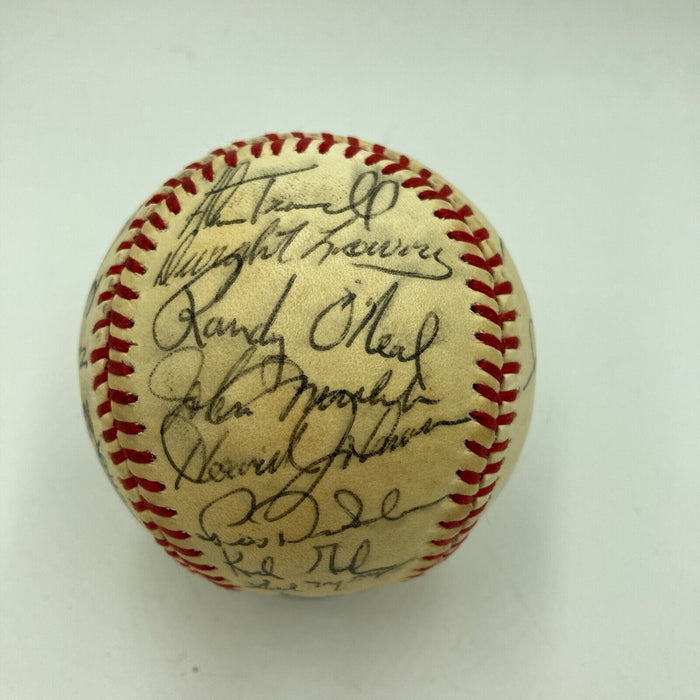 1984 Detroit Tigers World Series Champs Team Signed Baseball With JSA COA