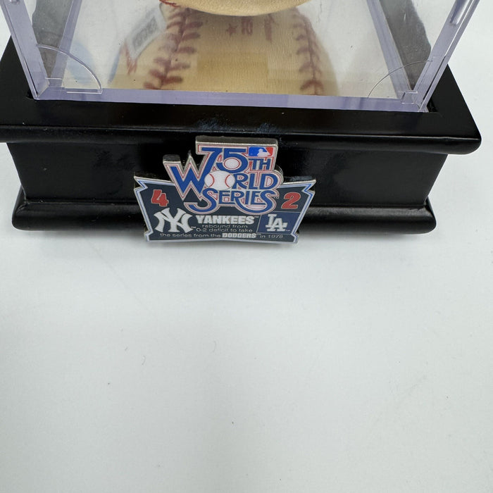 1978 New York Yankees Signed World Series Game Used Baseball MEARS & Beckett