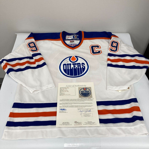 Wayne Gretzky Signed Authentic CCM Edmonton Oilers Game Model Jersey JSA COA