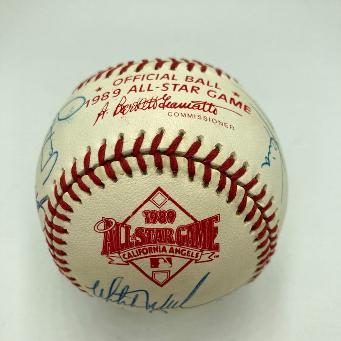 1989 All Star Game Team Signed Baseball Tony Gwynn Beckett COA