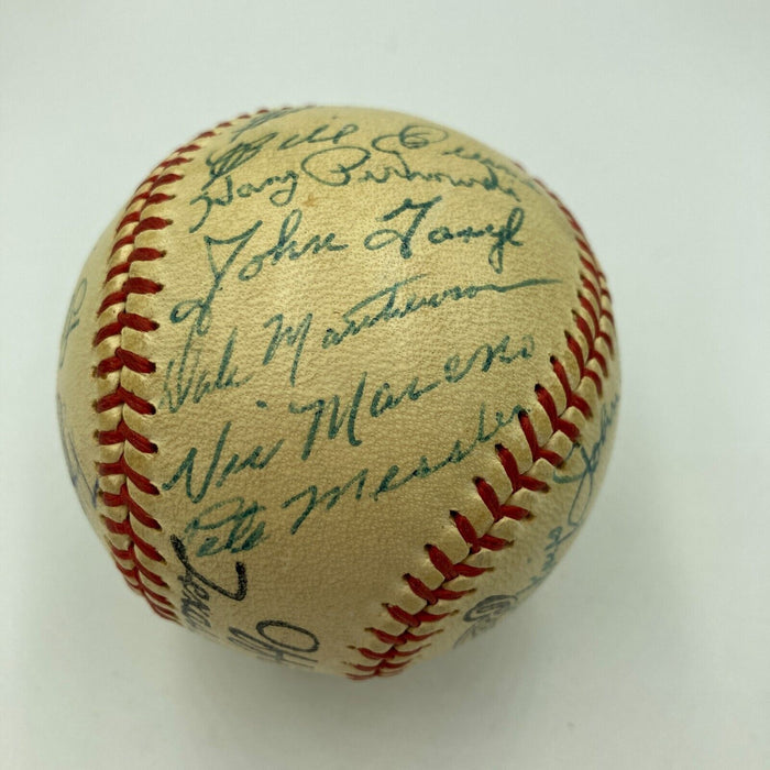 Willard Brown Negro League Hall Of Fame 1956 Team Signed Baseball JSA COA
