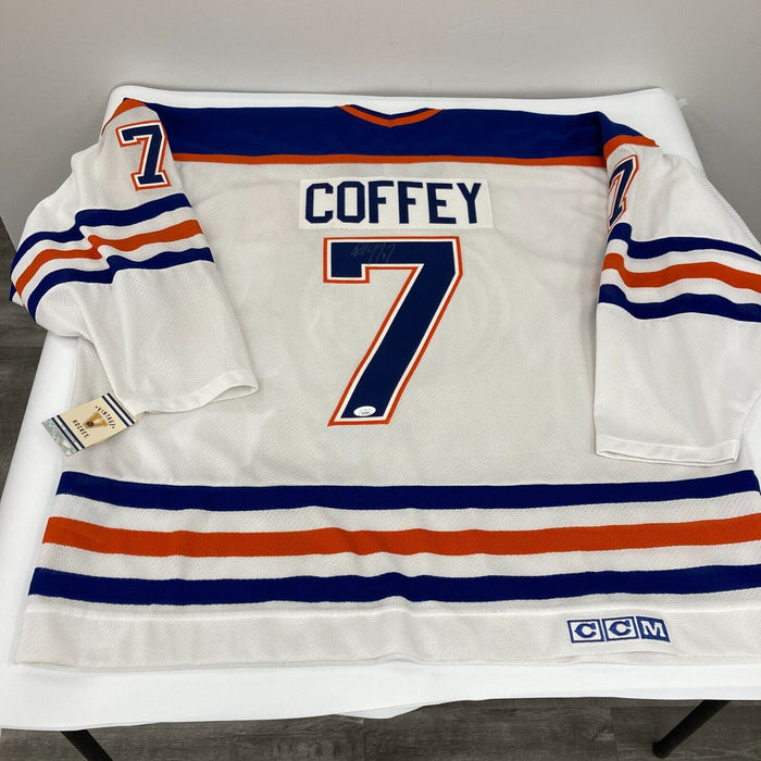 Paul Coffey Signed Authentic Edmonton Oilers Jersey CCM JSA COA