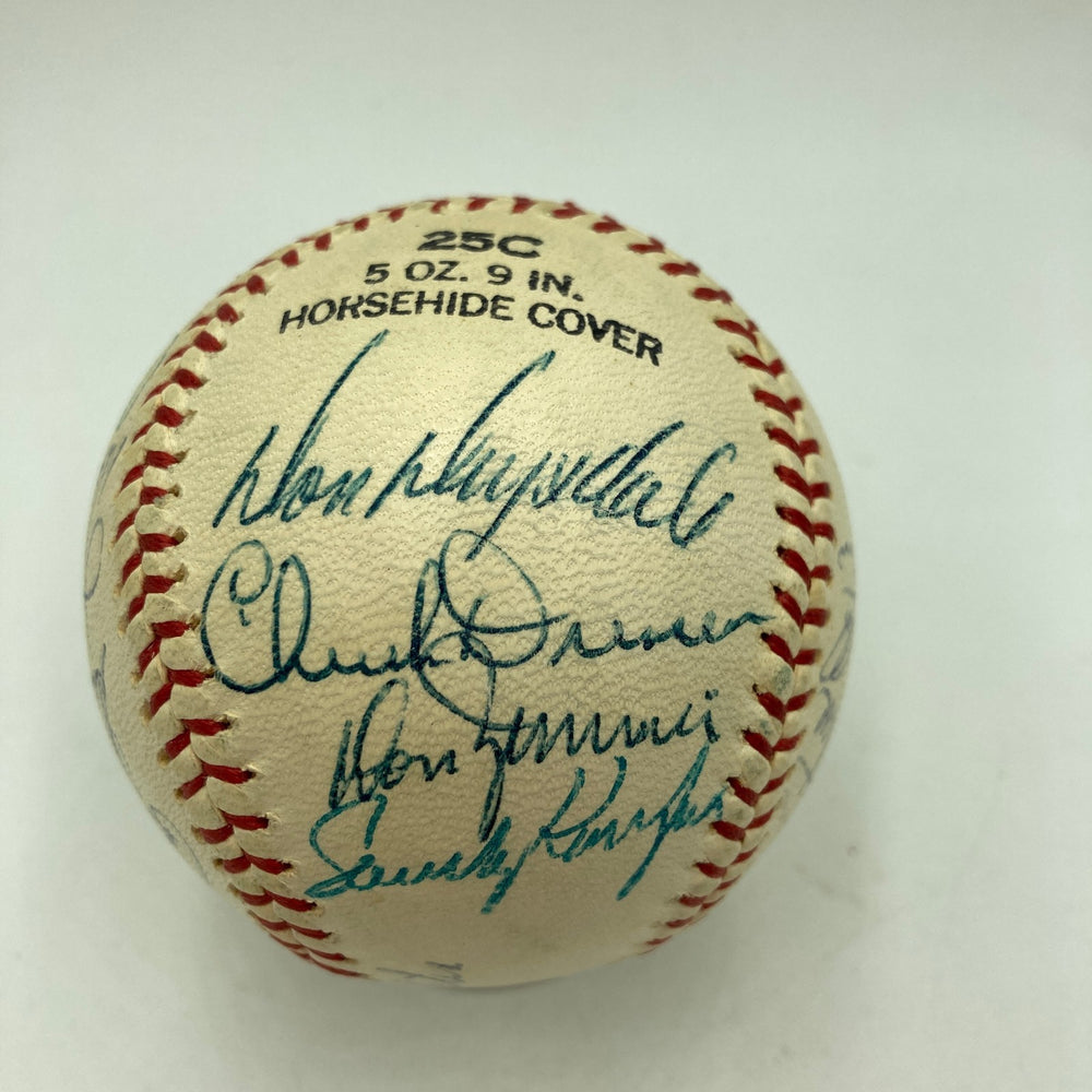 1959 Los Angeles Dodgers World Series Champs Team Signed Baseball JSA COA