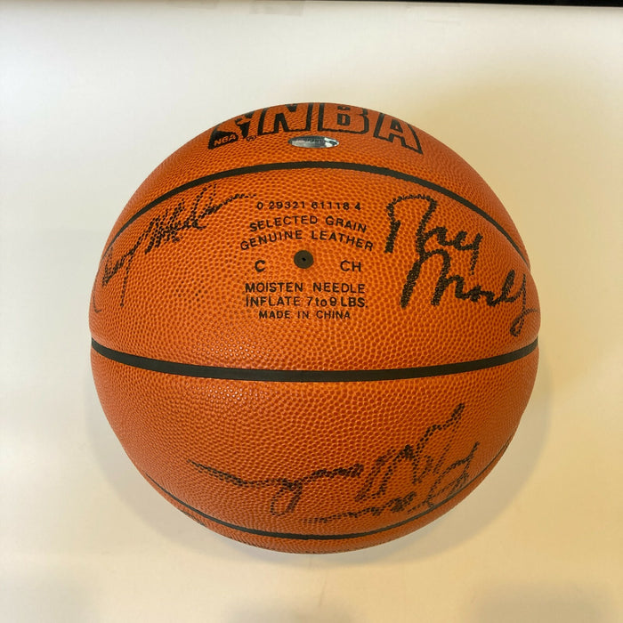 1969 - 1970 New York Knicks NBA Champs Team Signed Basketball Steiner COA