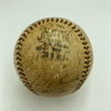 1927 New York Giants Team Signed Baseball John McGraw & Mel Ott JSA COA