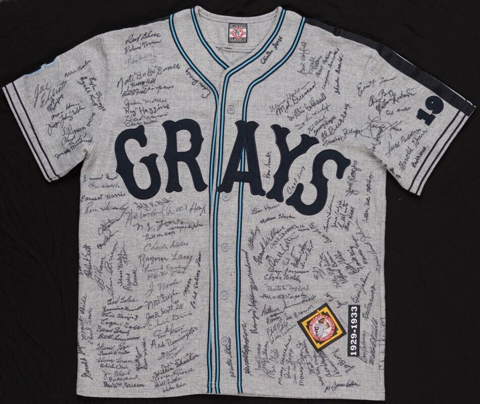 Homestead Grays Negro League Legends Signed Jersey With Over 75 Autographs JSA