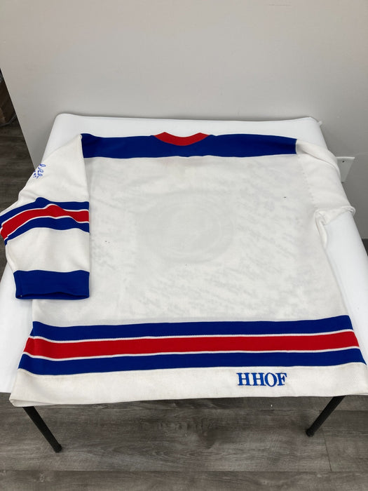 NHL Hall Of Fame Signed Hockey Jersey With 65 Signatures! Wayne Gretzky JSA COA