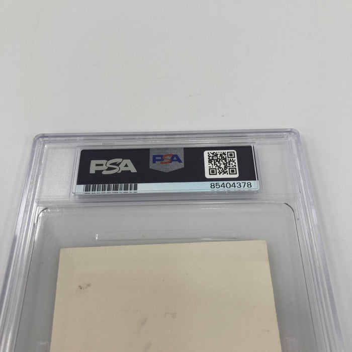 Prime Minister Benjamin Netanyahu Signed Card Auto Israel PSA DNA Certified