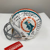 1972 Miami Dolphins Super Bowl Champs Team Signed Riddell Helmet Fanatics COA