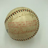 Goose Goslin, Sam Rice, Bucky Harris 1928 Senators & Indians Signed Baseball JSA