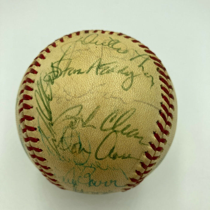 Nolan Ryan 1979 California Angels Team Signed American League Baseball