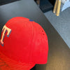 Mickey Tettleton Signed Game Used Texas Rangers Baseball Hat Cap With JSA COA