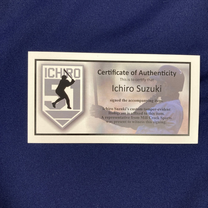 Ichiro Suzuki Signed Rookie Season Game Used 2001 Seattle Mariners Jersey MEARS