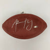 Aaron Rodgers Signed NFL Wilson Game Football UDA Upper Deck Authenticated