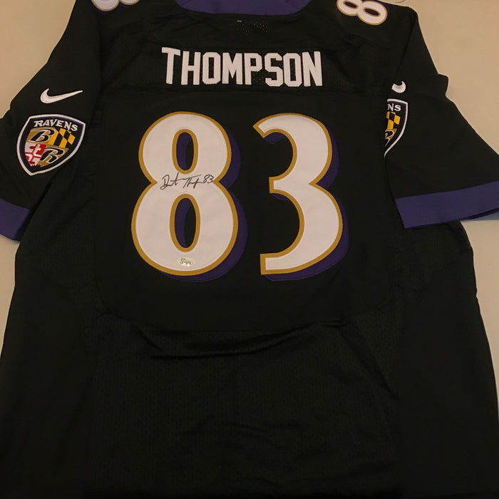 Deonte Thompson Signed Authentic Nike On Field Baltimore Ravens Jersey JSA COA