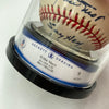 Willie Mays Signed Heavily Inscribed Career STAT Baseball Beckett MINT 9 & JSA