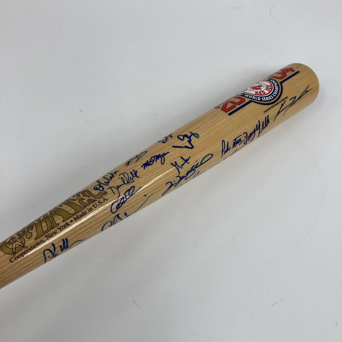 2004 Boston Red Sox World Series Champs Team Signed Baseball Bat MLB Authentic
