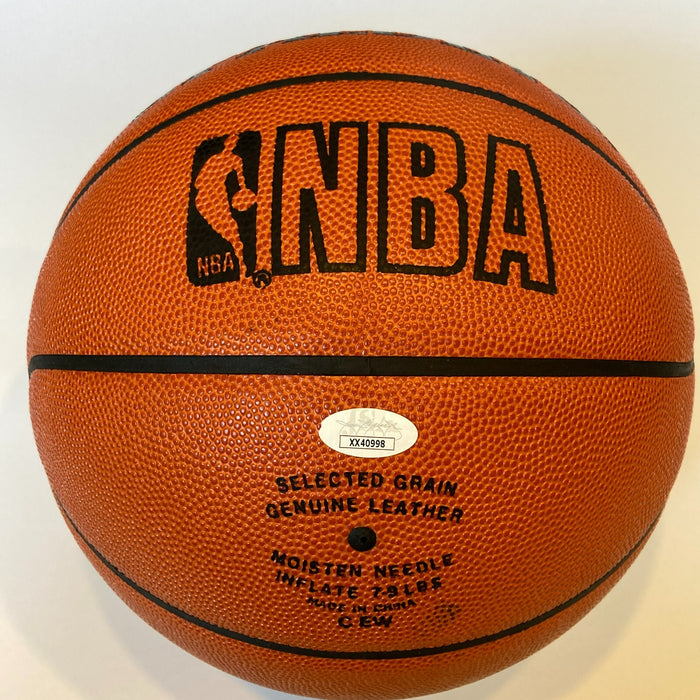 1976-77 Portland Trail Blazers NBA Champs Team Signed Basketball UDA JSA COA