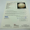 Joe Dimaggio Willie Mays & Johnny Unitas Signed 1970's Baseball With JSA COA