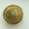 1928 Brooklyn Dodgers Team Signed Baseball Dazzy Vance Max Carey Bancroft JSA