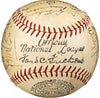 Honus Wagner Arky Vaughan Paul Waner Pie Traynor Signed Baseball PSA DNA & BAS